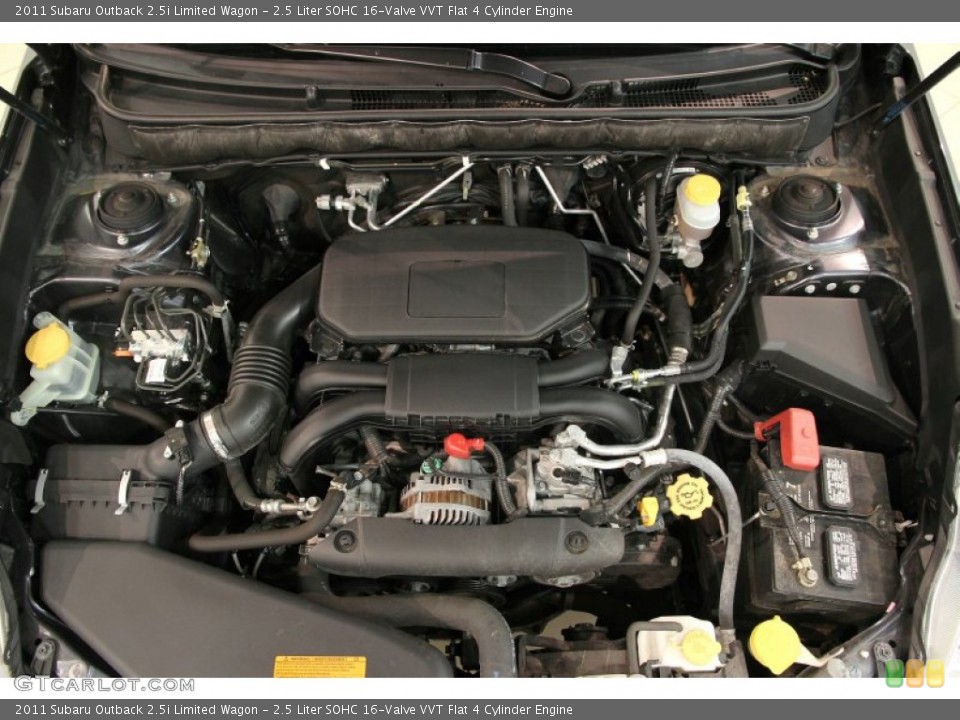 2.5 Liter SOHC 16-Valve VVT Flat 4 Cylinder Engine for the 2011 Subaru Outback #86386356
