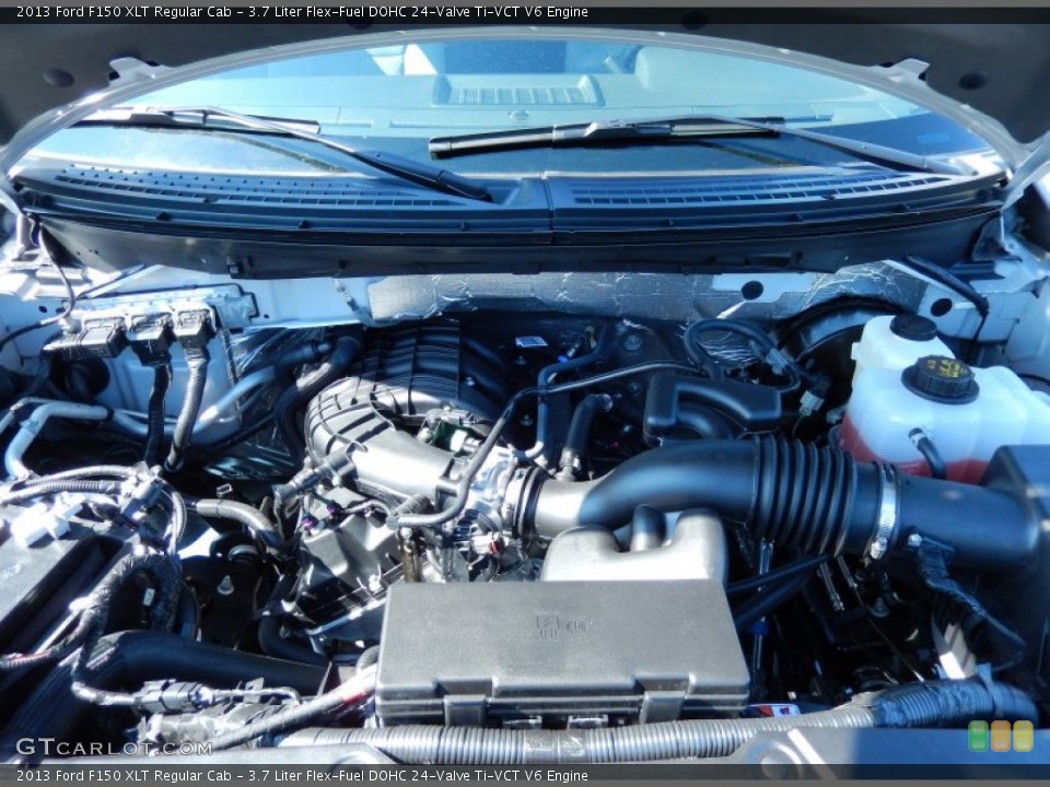 3.7 Liter Flex-Fuel DOHC 24-Valve Ti-VCT V6 Engine for the 2013 Ford F150 #86388045