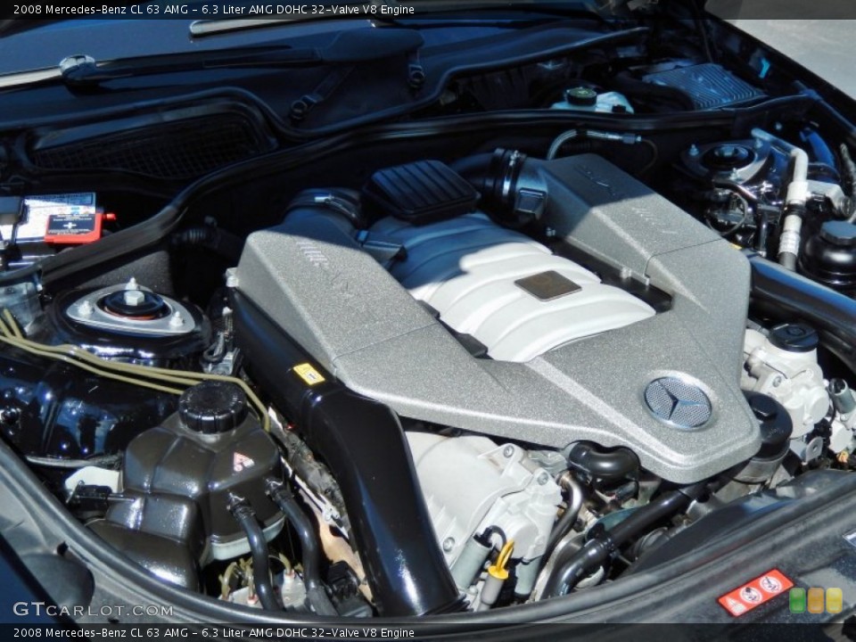 6.3 Liter AMG DOHC 32-Valve V8 2008 Mercedes-Benz CL Engine