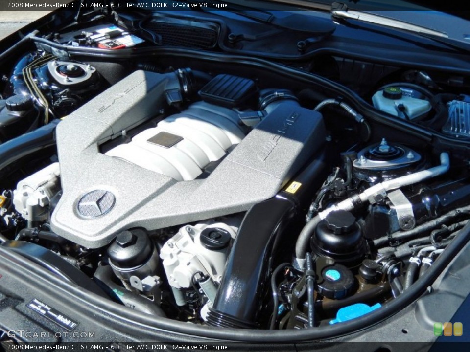 6.3 Liter AMG DOHC 32-Valve V8 Engine for the 2008 Mercedes-Benz CL #86393411