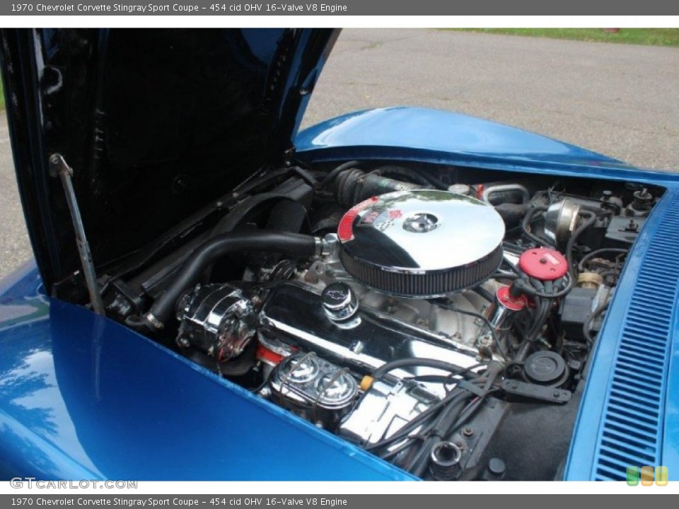 454 cid OHV 16-Valve V8 Engine for the 1970 Chevrolet Corvette #86402216