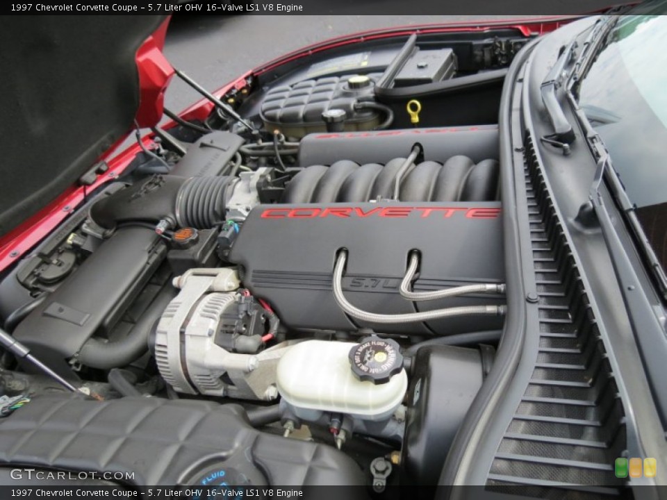 5.7 Liter OHV 16-Valve LS1 V8 Engine for the 1997 Chevrolet Corvette #86435598