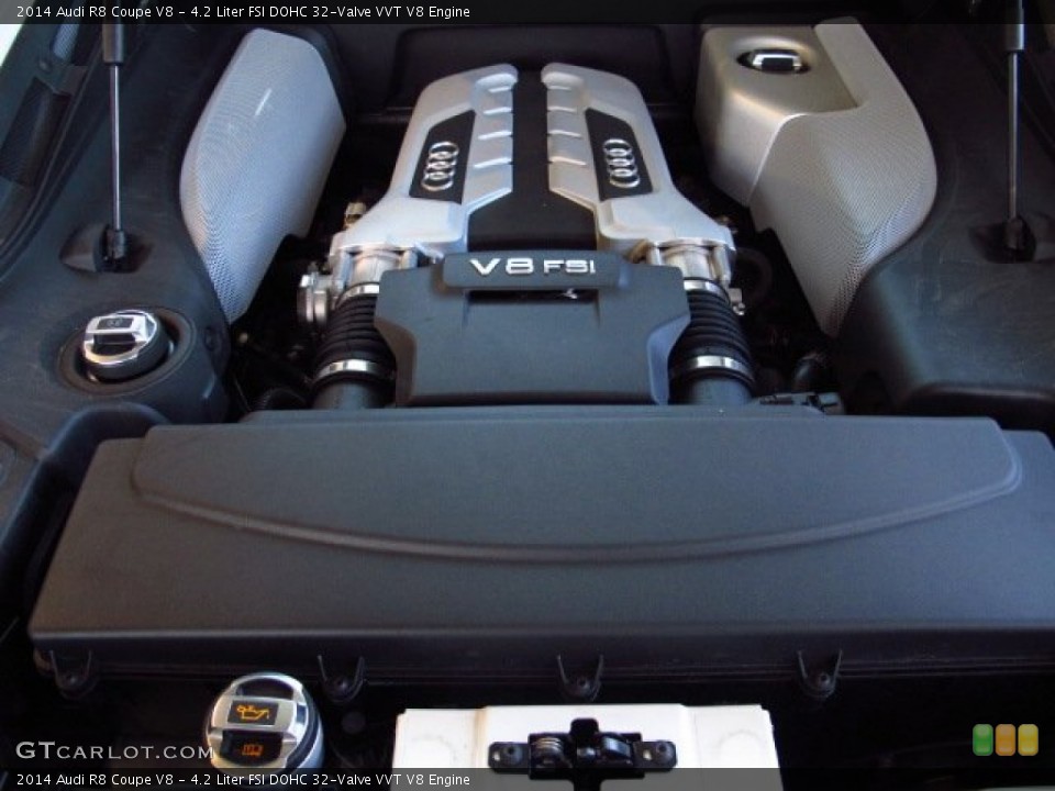 4.2 Liter FSI DOHC 32-Valve VVT V8 Engine for the 2014 Audi R8 #86439229
