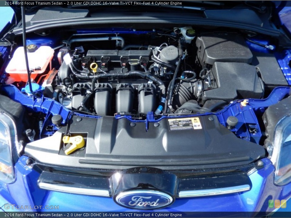 2.0 Liter GDI DOHC 16-Valve Ti-VCT Flex-Fuel 4 Cylinder Engine for the 2014 Ford Focus #86457414