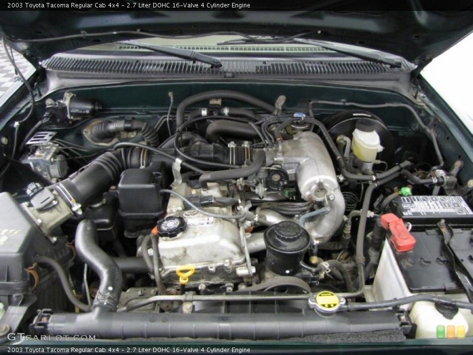 2.7 Liter DOHC 16-Valve 4 Cylinder Engine for the 2003 Toyota Tacoma #86480460