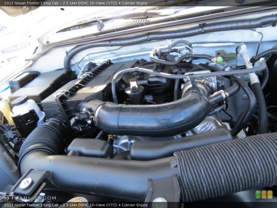 2.5 Liter DOHC 16-Valve CVTCS 4 Cylinder 2013 Nissan Frontier Engine