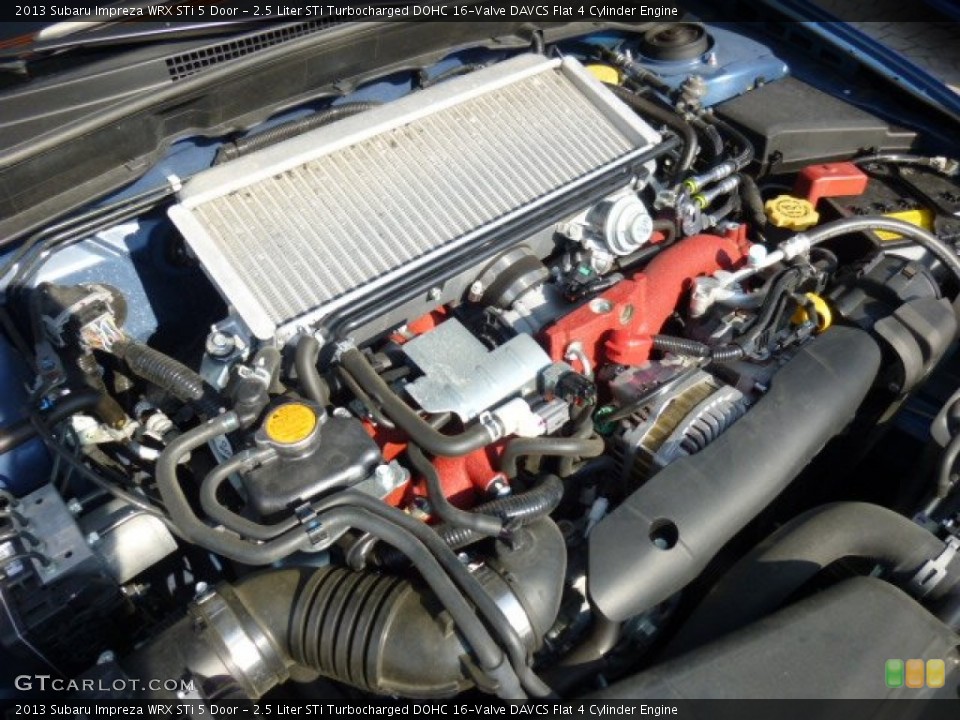 2.5 Liter STi Turbocharged DOHC 16-Valve DAVCS Flat 4 Cylinder Engine for the 2013 Subaru Impreza #86517199