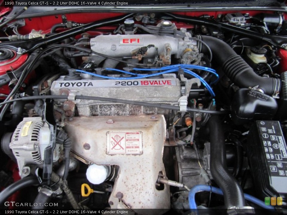 2.2 Liter DOHC 16-Valve 4 Cylinder Engine for the 1990 Toyota Celica #86541210