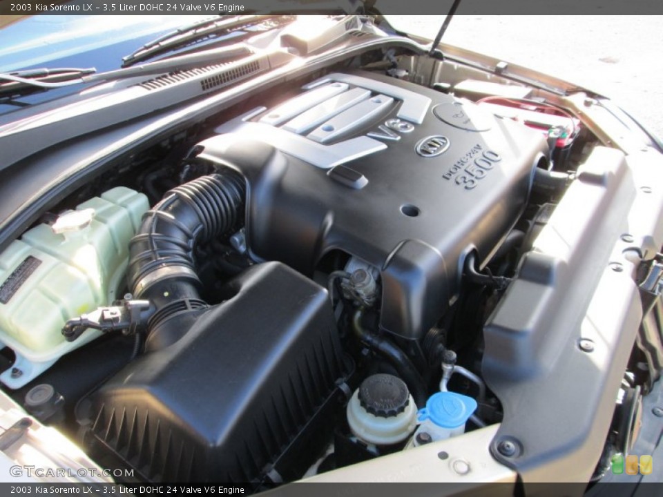 3.5 Liter DOHC 24 Valve V6 Engine for the 2003 Kia Sorento #86541270