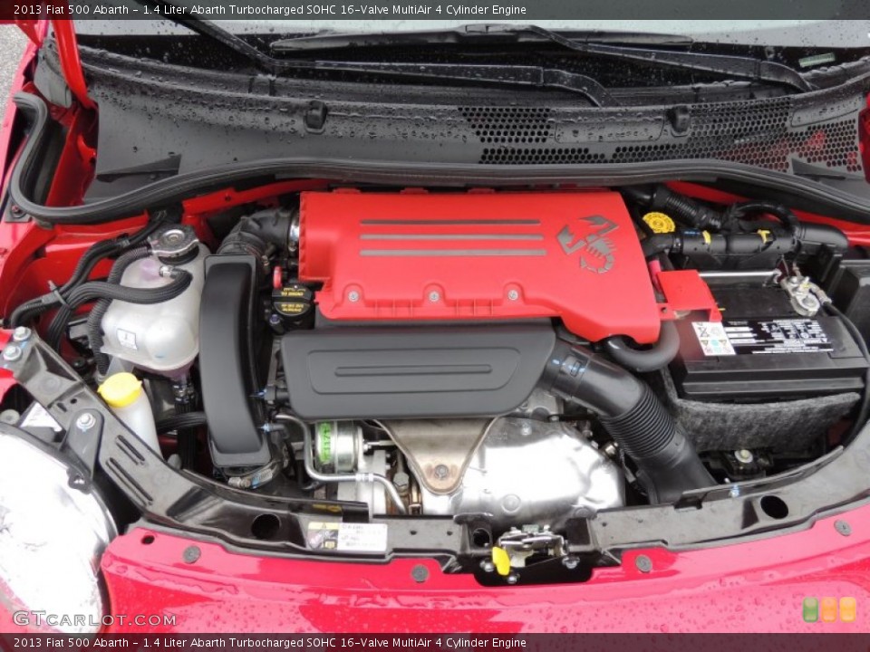 1.4 Liter Abarth Turbocharged SOHC 16-Valve MultiAir 4 Cylinder Engine for the 2013 Fiat 500 #86561073