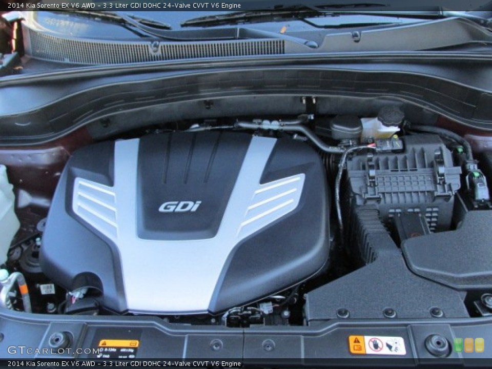 3.3 Liter GDI DOHC 24-Valve CVVT V6 Engine for the 2014 Kia Sorento #86565912