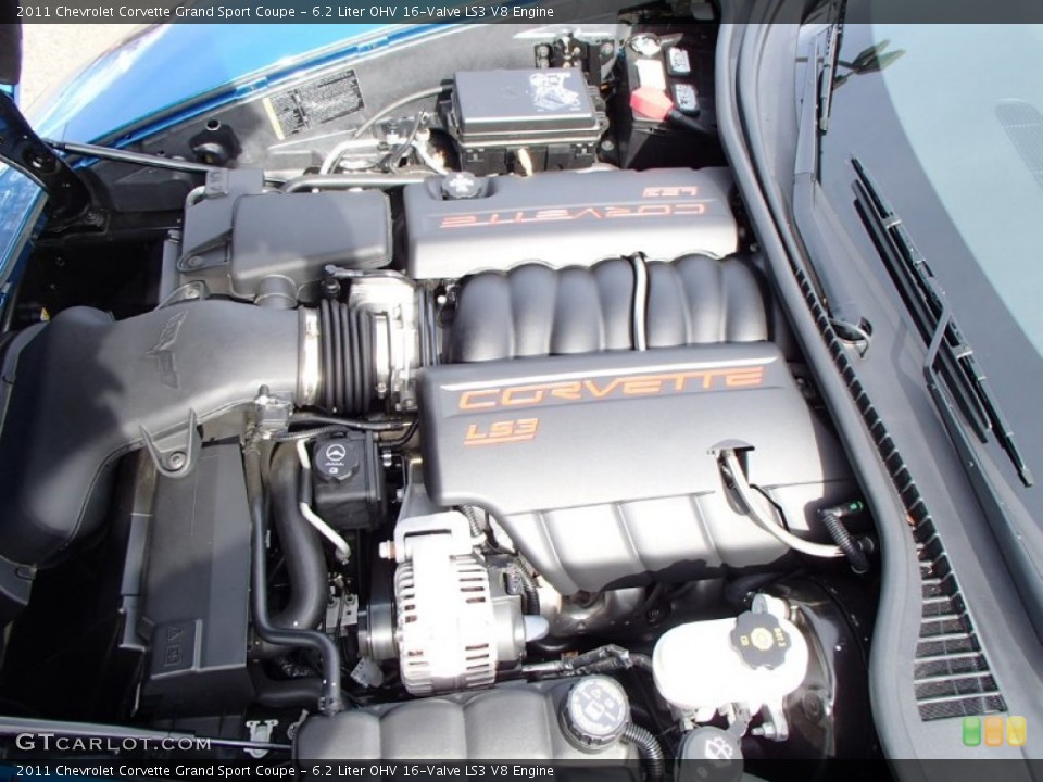6.2 Liter OHV 16-Valve LS3 V8 Engine for the 2011 Chevrolet Corvette #86569341