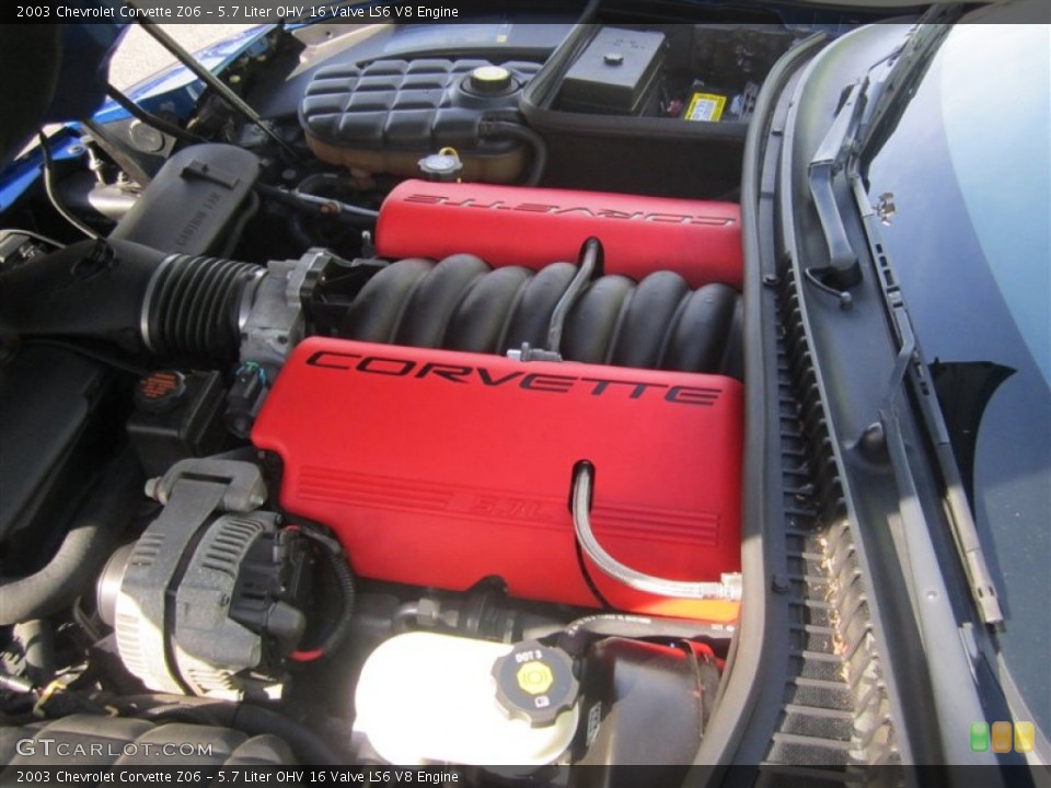 5.7 Liter OHV 16 Valve LS6 V8 Engine for the 2003 Chevrolet Corvette #86569458