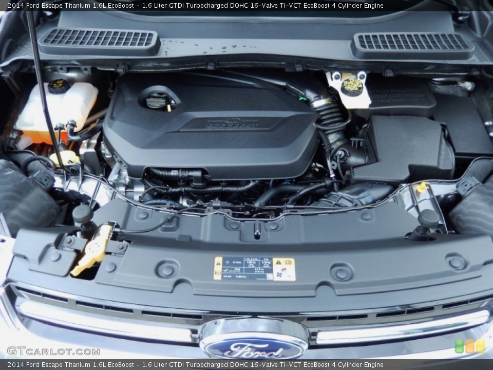 1.6 Liter GTDI Turbocharged DOHC 16-Valve Ti-VCT EcoBoost 4 Cylinder Engine for the 2014 Ford Escape #86570880