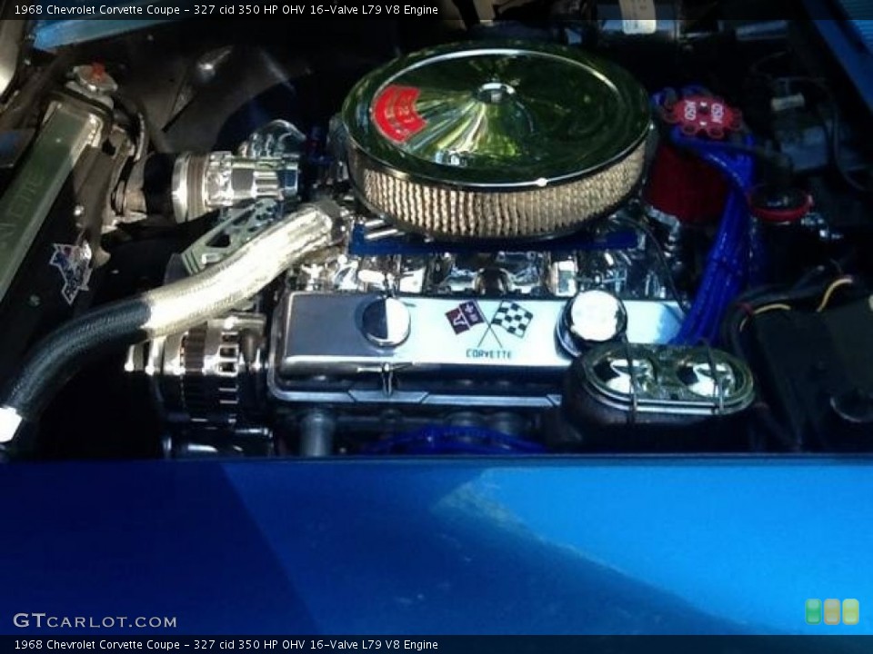 327 cid 350 HP OHV 16-Valve L79 V8 Engine for the 1968 Chevrolet Corvette #86617342