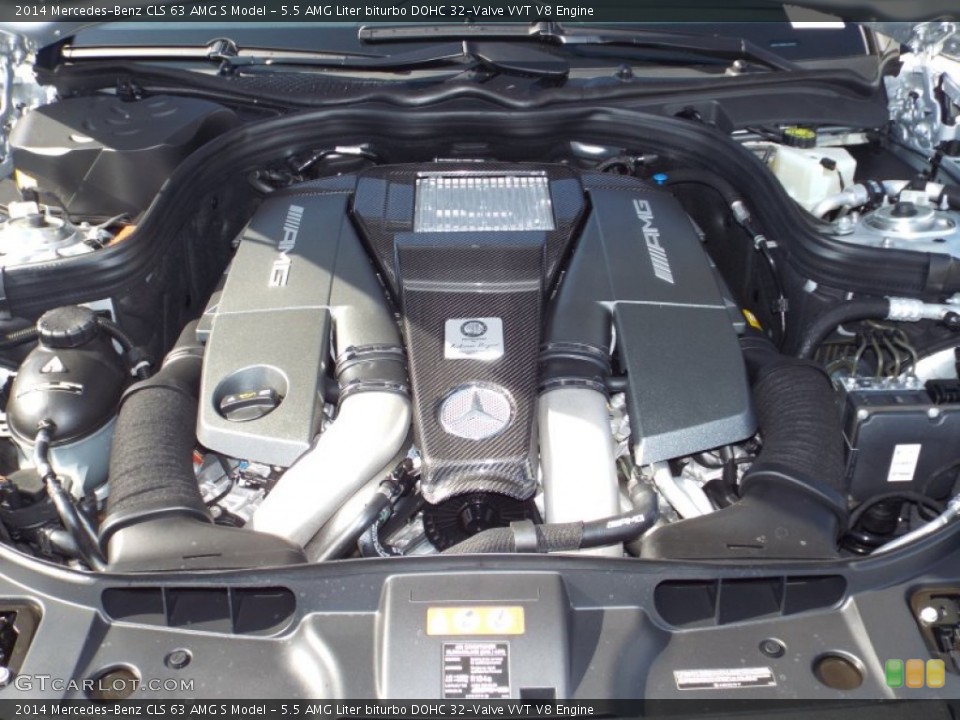 5.5 AMG Liter biturbo DOHC 32-Valve VVT V8 Engine for the 2014 Mercedes-Benz CLS #86623297