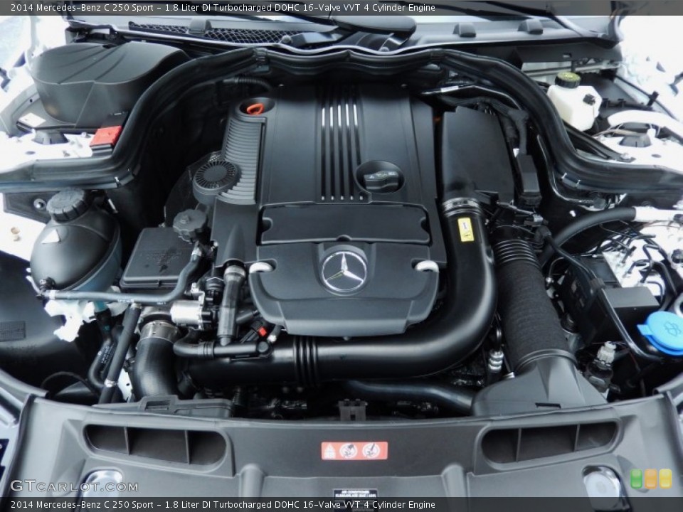 1.8 Liter DI Turbocharged DOHC 16-Valve VVT 4 Cylinder Engine for the 2014 Mercedes-Benz C #86629303