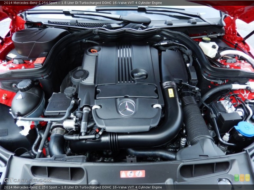 1.8 Liter DI Turbocharged DOHC 16-Valve VVT 4 Cylinder Engine for the 2014 Mercedes-Benz C #86629639