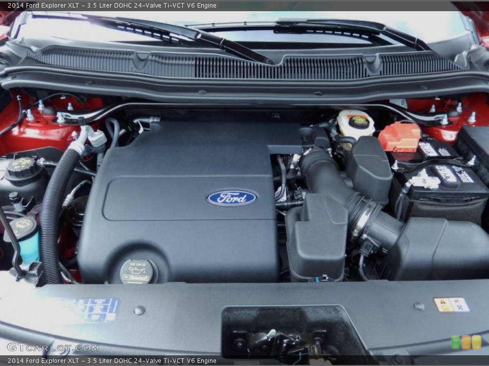3.5 Liter DOHC 24-Valve Ti-VCT V6 Engine for the 2014 Ford Explorer #86635018
