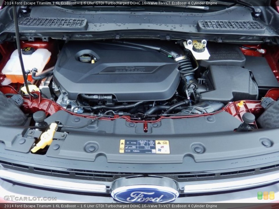 1.6 Liter GTDI Turbocharged DOHC 16-Valve Ti-VCT EcoBoost 4 Cylinder Engine for the 2014 Ford Escape #86635978