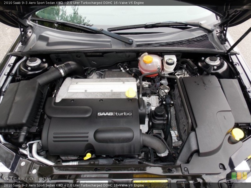 2.0 Liter Turbocharged DOHC 16-Valve V6 Engine for the 2010 Saab 9-3 #86637028