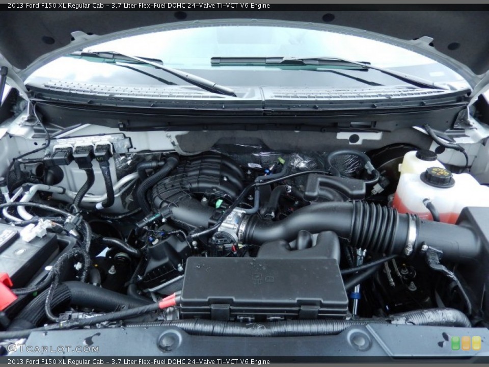 3.7 Liter Flex-Fuel DOHC 24-Valve Ti-VCT V6 Engine for the 2013 Ford F150 #86638237