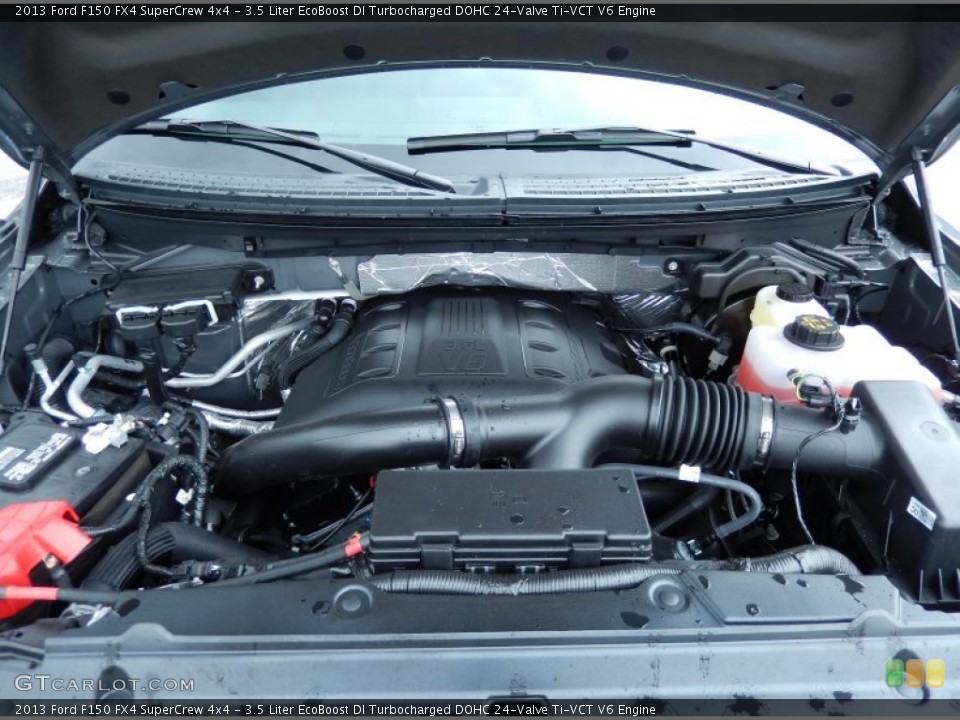 3.5 Liter EcoBoost DI Turbocharged DOHC 24-Valve Ti-VCT V6 Engine for the 2013 Ford F150 #86638918