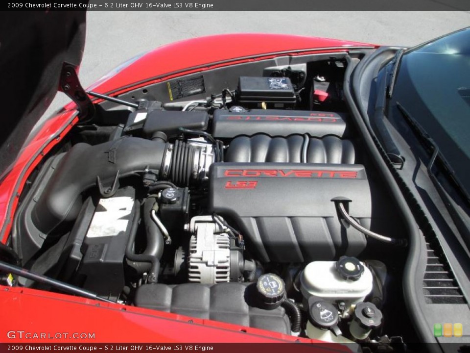 6.2 Liter OHV 16-Valve LS3 V8 Engine for the 2009 Chevrolet Corvette #86655892