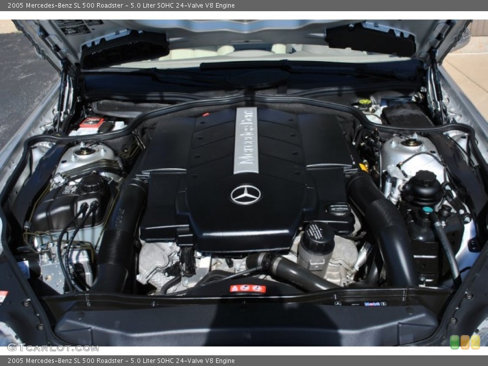 5.0 Liter SOHC 24-Valve V8 Engine for the 2005 Mercedes-Benz SL #86665642