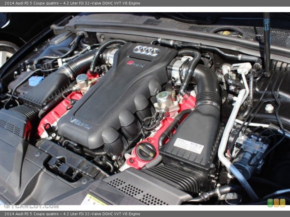 4.2 Liter FSI 32-Valve DOHC VVT V8 Engine for the 2014 Audi RS 5 #86674894