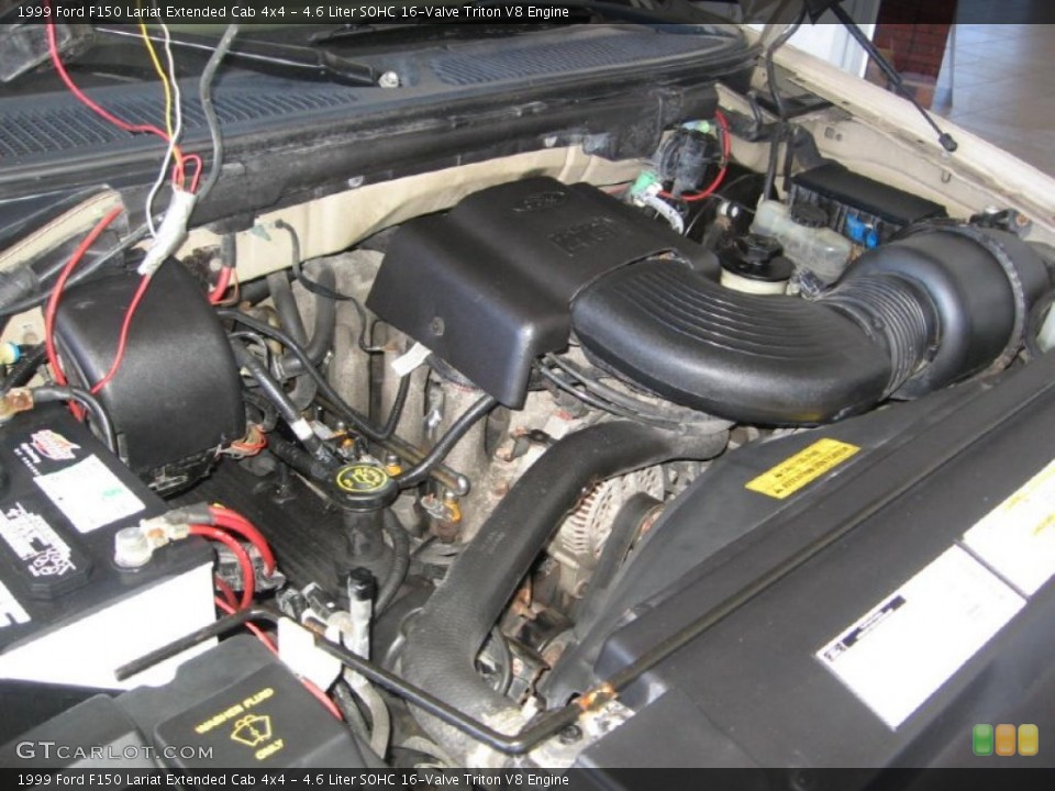 4.6 Liter SOHC 16-Valve Triton V8 1999 Ford F150 Engine