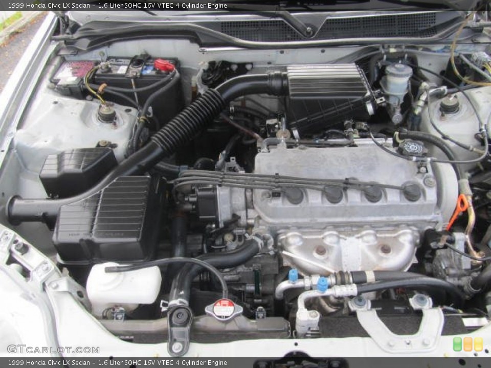 1.6 Liter SOHC 16V VTEC 4 Cylinder Engine for the 1999 Honda Civic #86701203