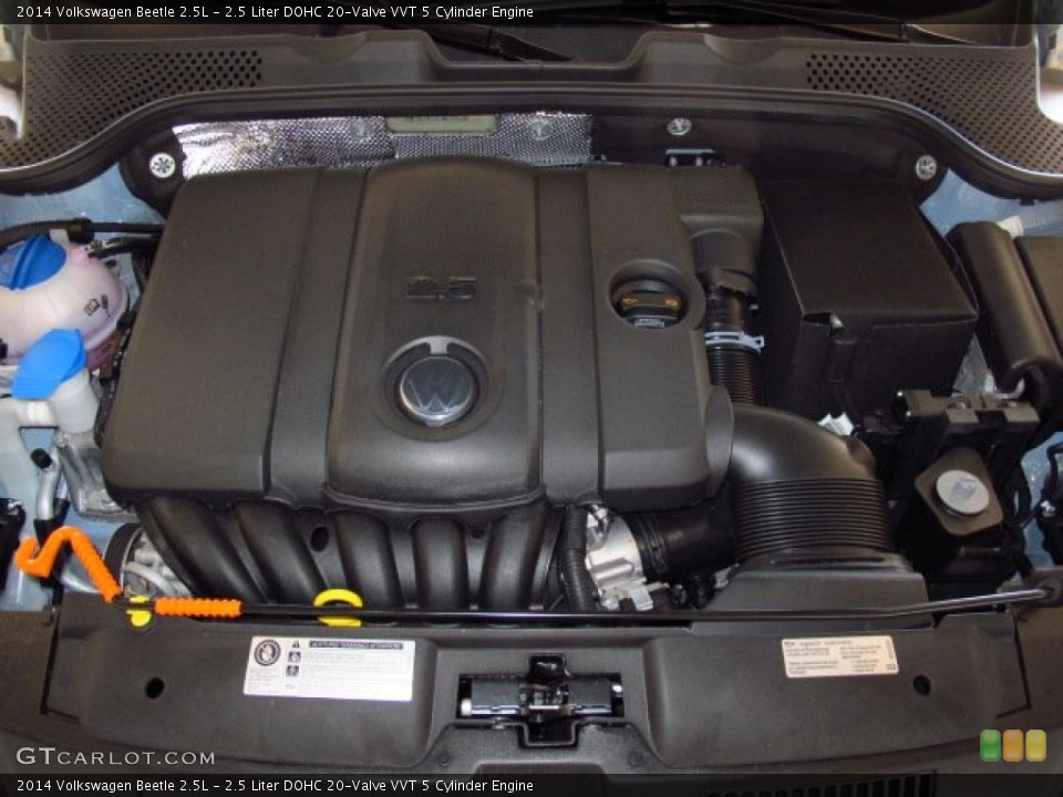 2.5 Liter DOHC 20-Valve VVT 5 Cylinder Engine for the 2014 Volkswagen Beetle #86711232