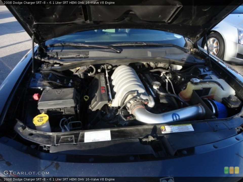 6.1 Liter SRT HEMI OHV 16-Valve V8 2008 Dodge Charger Engine