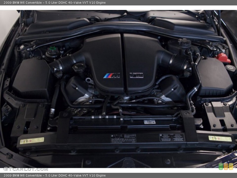 5.0 Liter DOHC 40-Valve VVT V10 Engine for the 2009 BMW M6 #86757810