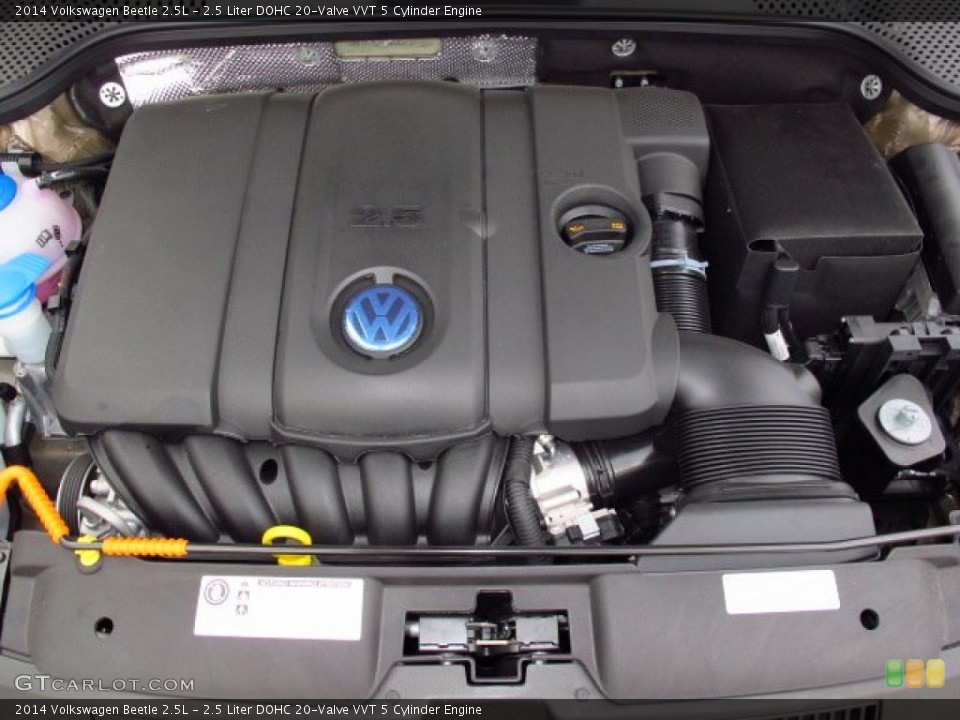 2.5 Liter DOHC 20-Valve VVT 5 Cylinder Engine for the 2014 Volkswagen Beetle #86769889
