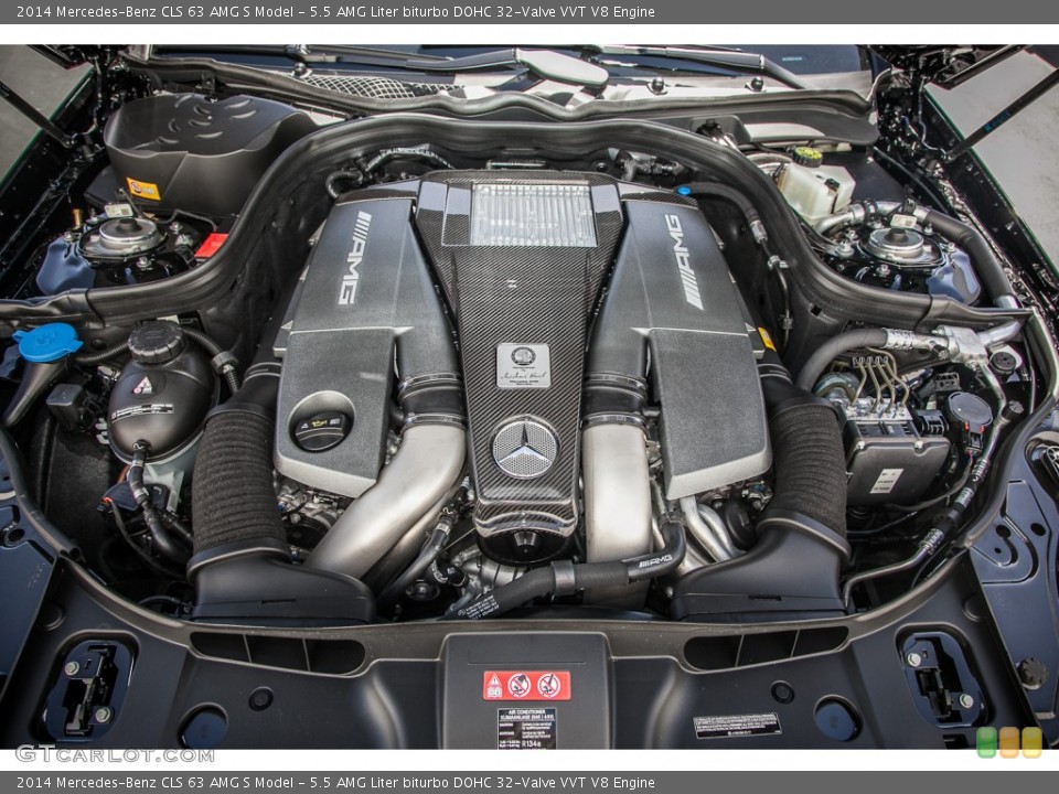 5.5 AMG Liter biturbo DOHC 32-Valve VVT V8 Engine for the 2014 Mercedes-Benz CLS #86774685