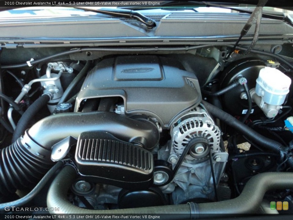 5.3 Liter OHV 16-Valve Flex-Fuel Vortec V8 Engine for the 2010 Chevrolet Avalanche #86774847