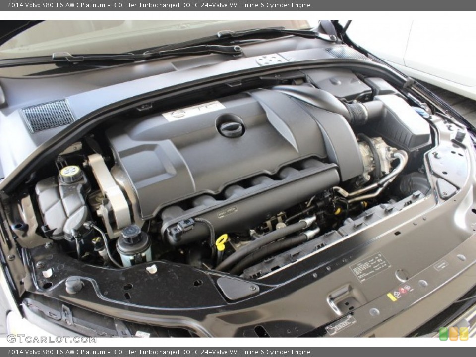 3.0 Liter Turbocharged DOHC 24-Valve VVT Inline 6 Cylinder Engine for the 2014 Volvo S80 #86799543