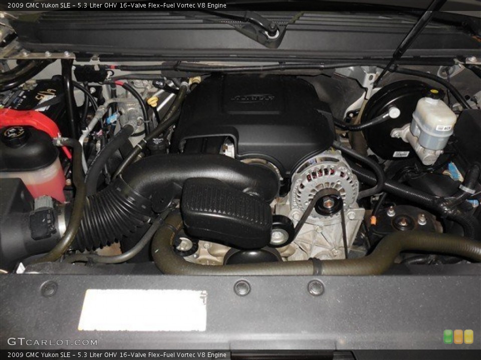 5.3 Liter OHV 16-Valve Flex-Fuel Vortec V8 Engine for the 2009 GMC Yukon #86802663