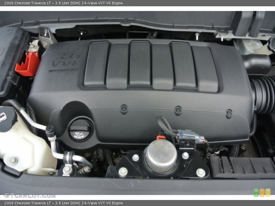 3.6 Liter DOHC 24-Valve VVT V6 2009 Chevrolet Traverse Engine