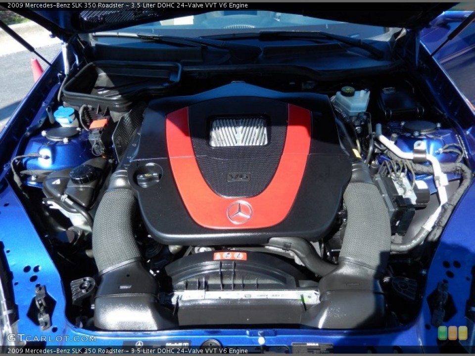 3.5 Liter DOHC 24-Valve VVT V6 2009 Mercedes-Benz SLK Engine
