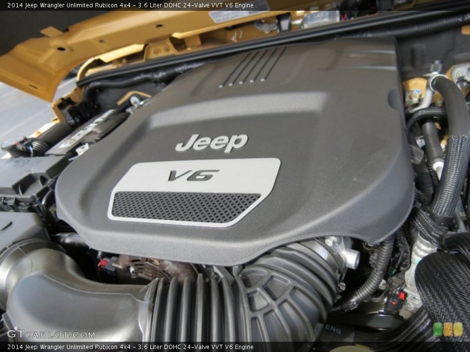 3.6 Liter DOHC 24-Valve VVT V6 Engine for the 2014 Jeep Wrangler Unlimited #86832197