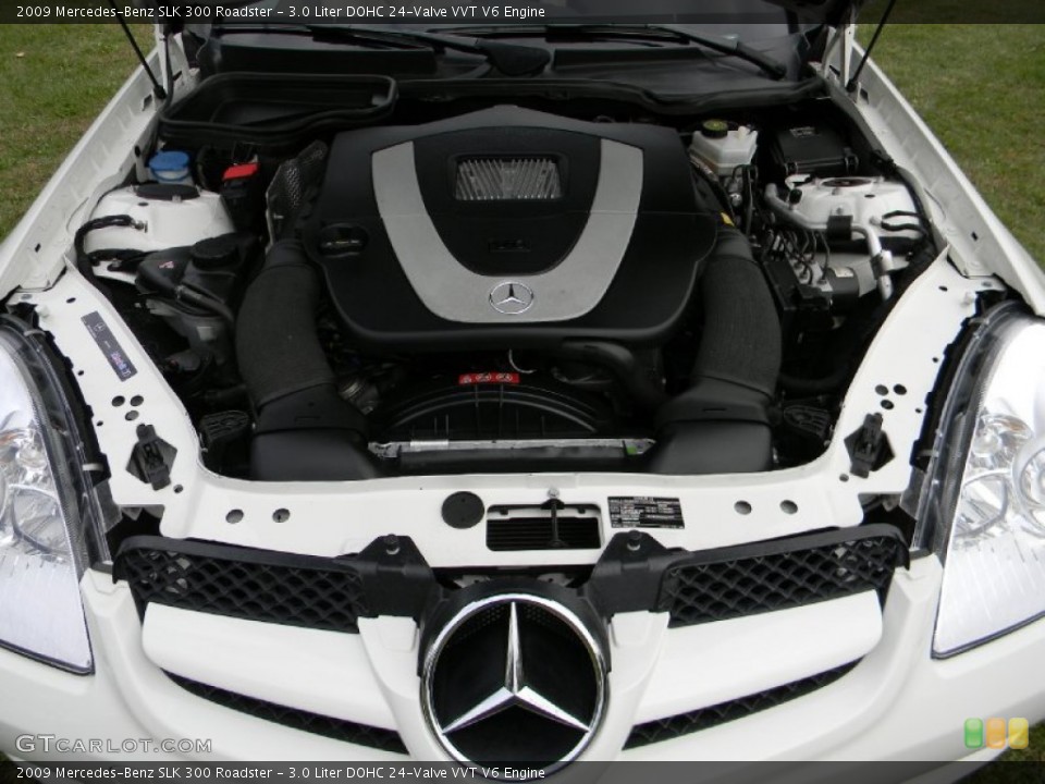 3.0 Liter DOHC 24-Valve VVT V6 2009 Mercedes-Benz SLK Engine