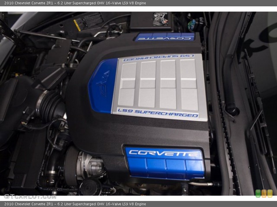 6.2 Liter Supercharged OHV 16-Valve LS9 V8 Engine for the 2010 Chevrolet Corvette #86836574