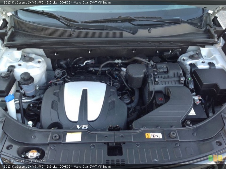 3.5 Liter DOHC 24-Valve Dual CVVT V6 Engine for the 2013 Kia Sorento #86846534