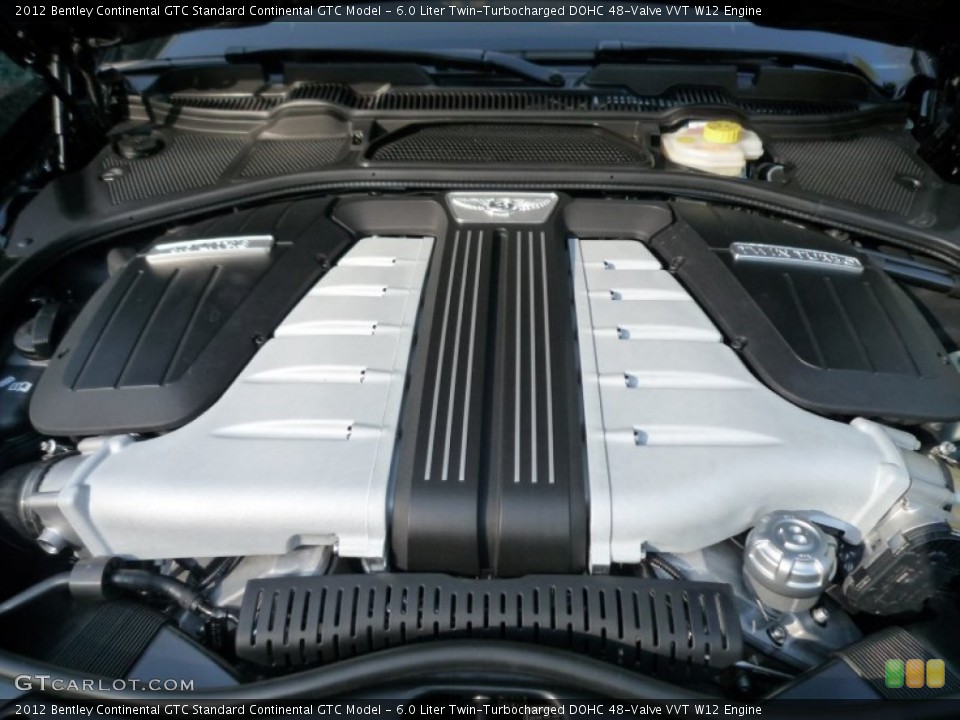 6.0 Liter Twin-Turbocharged DOHC 48-Valve VVT W12 Engine for the 2012 Bentley Continental GTC #86866128