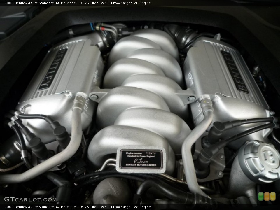 6.75 Liter Twin-Turbocharged V8 Engine for the 2009 Bentley Azure #86868948