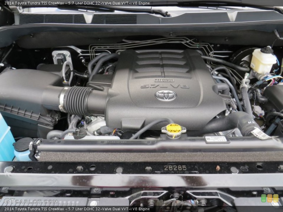 5.7 Liter DOHC 32-Valve Dual VVT-i V8 Engine for the 2014 Toyota Tundra #86870847