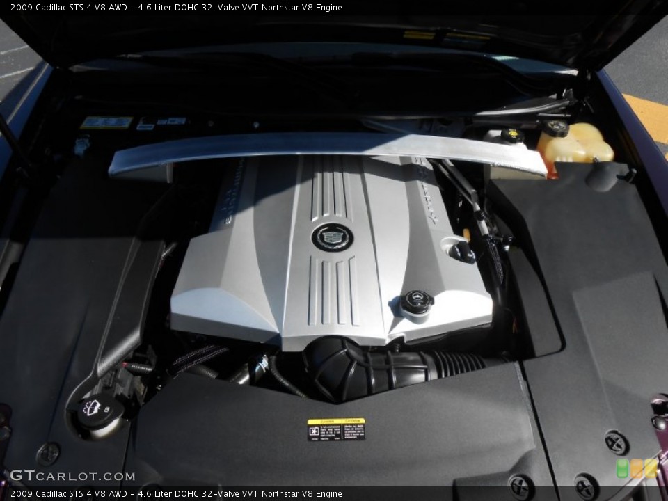 4.6 Liter DOHC 32-Valve VVT Northstar V8 2009 Cadillac STS Engine